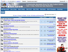 Tablet Screenshot of forum.halomaps.org